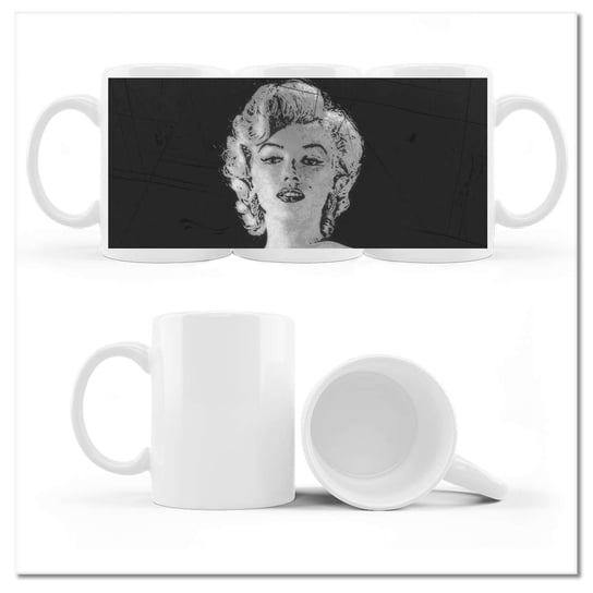 Kubek ceramiczny Foto Marilyn Monroe Aktorka 330 ml, ZeSmakiem ZeSmakiem