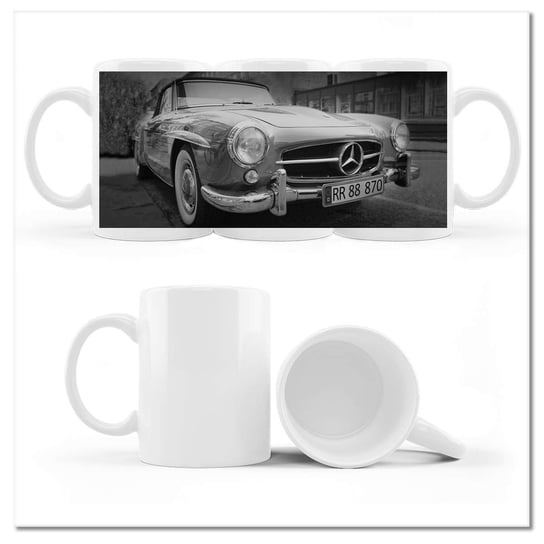 Kubek ceramiczny Foto Mercedes Skrzydlak Auto 330 ml, ZeSmakiem ZeSmakiem