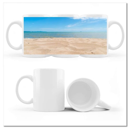 Kubek ceramiczny Foto Plaża nadmorska 330 ml, ZeSmakiem ZeSmakiem