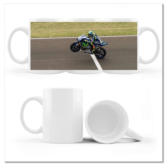 Kubek ceramiczny Foto Valentino Rossi Motocykl 330 ml, ZeSmakiem ZeSmakiem