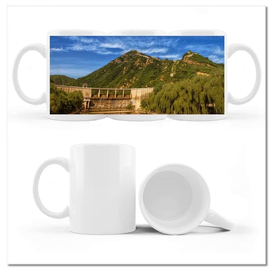 Kubek ceramiczny Foto Wielki Mur Chiński Chiny 330 ml, ZeSmakiem ZeSmakiem
