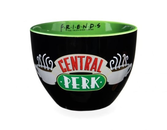 Kubek ceramiczny Friends, Bez Ucha, Central Perk, Czarny 630 ml, Pyramid Posters, czarny Friends
