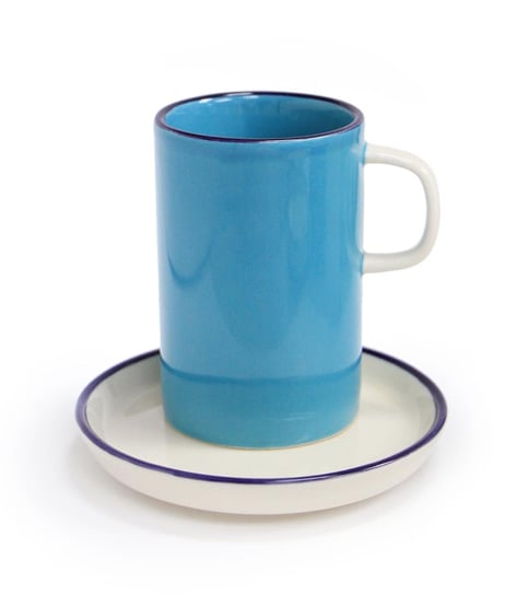 Kubek ceramiczny, gładki, 160 ml, Multiple Choice by TopChoice, niebieski Multiple Choice by TopChoice