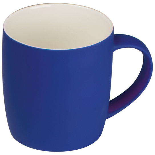 Kubek ceramiczny, Gumowany, 300ml, Basic Basic