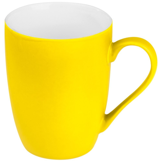 Kubek ceramiczny, Gumowany, 300ml, Basic Basic