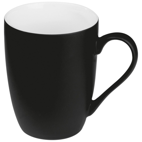 Kubek ceramiczny, Gumowany, 300ml, Basic Basic