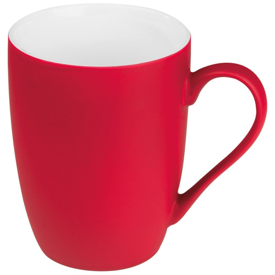 Kubek ceramiczny, Gumowany, 300ml, Basic Basic