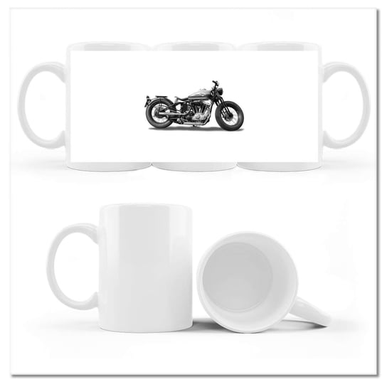 Kubek ceramiczny, Harley Davidson, 330 ml, ZeSmakiem, biały ZeSmakiem