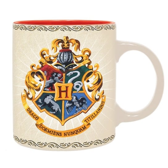 Kubek ceramiczny Harry Potter "Szkoła Magii" 320 ml, ABYstyle, beżowy ABYstyle