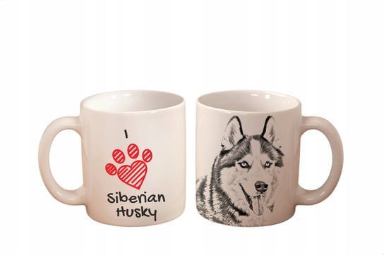 Kubek ceramiczny Husky syberyjski 330 ml, Art-Dog Art-Dog