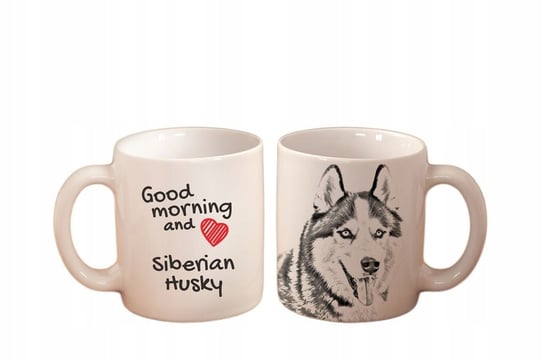 Kubek ceramiczny Husky syberyjski 330 ml, Art-Dog Art-Dog