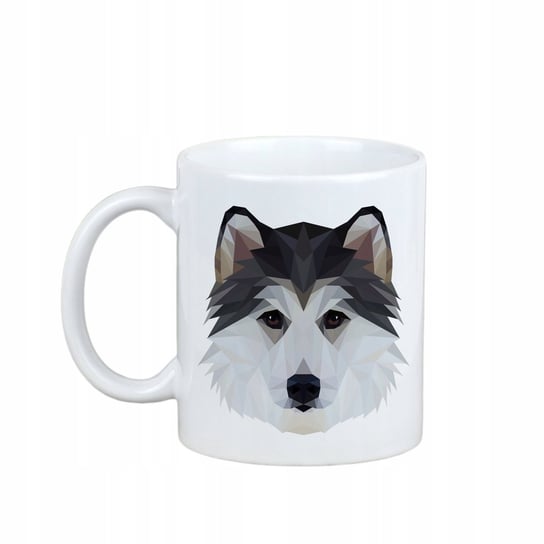 Kubek ceramiczny Husky syberyjski geometryczny pies 330 ml, Art-Dog Art-Dog