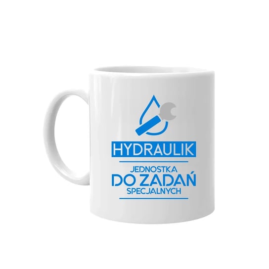 Kubek ceramiczny Hydraulik - jednostka do zadań specjalnych 330 ml, Koszulkowy Koszulkowy