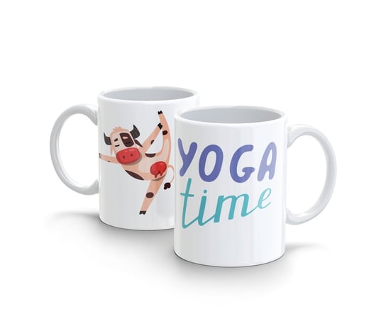 Kubek ceramiczny, Joga Namaste Yoga Time v7, 300 ml Mrapol