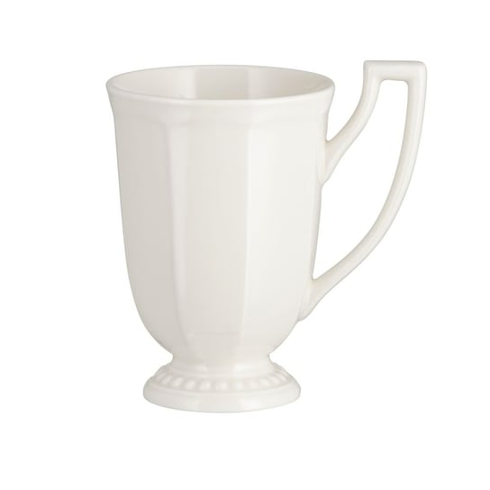 Kubek ceramiczny, klasyczny, VENICE WHITE, 240 ml, VILLA ITALIA, biały VILLA ITALIA