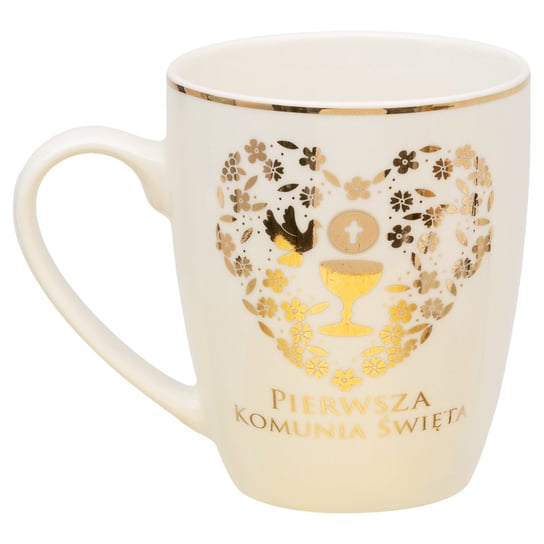 Kubek Ceramiczny, Komunia, Serce, 320 ml Empik