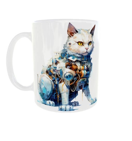 Kubek ceramiczny, Kot Do Zadań Specjalnych Gpt Cat V1, 300 ml Inna marka