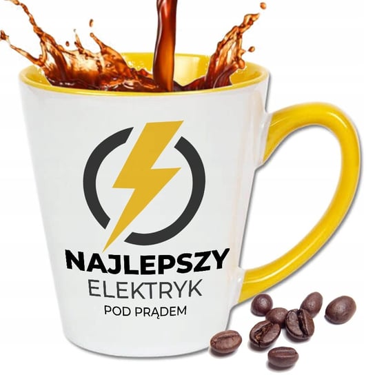 Kubek ceramiczny Latte Mały PREZENT NAJLEPSZY ELEKTRYK WZORY Inna marka