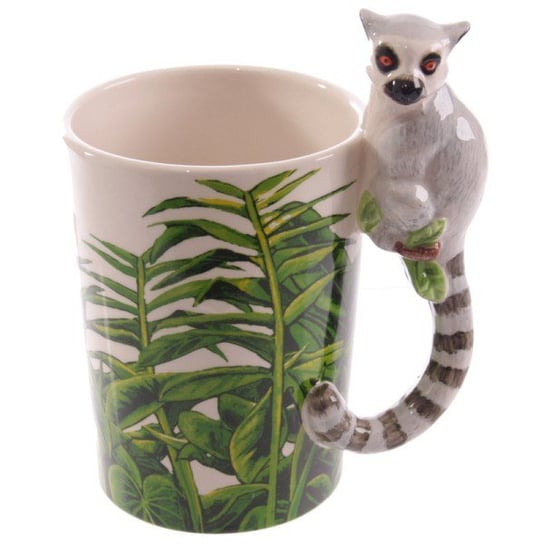 Kubek ceramiczny Lemur - jungla Puckator