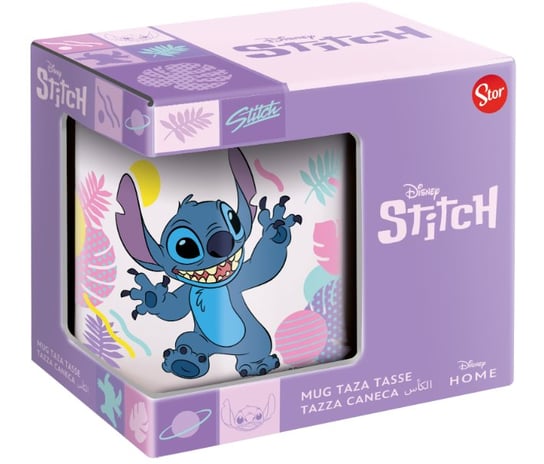 Kubek ceramiczny Lilo i STITCH Hawaian Flower 325 ml Inna marka