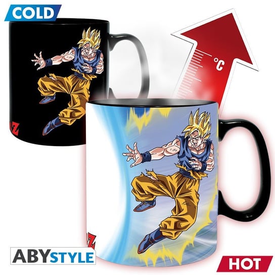 Kubek ceramiczny magiczny - Dragon Ball "DBZ - Goku vs Buu" ABYstyle