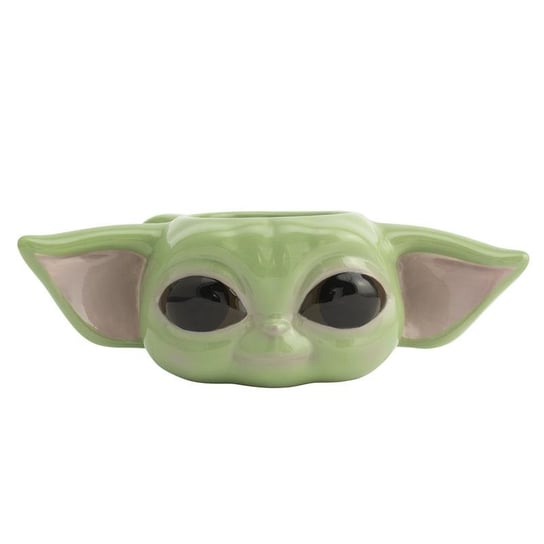 Kubek ceramiczny, MANDALORIAN The Child Grogu - Star Wars 3D - Gwiezdne Wojny, 350 ml, Paladone, zielony Paladone