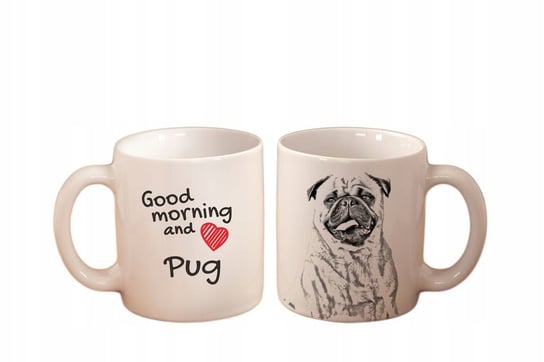 Kubek ceramiczny Mops Pug  z nadrukiem Inna marka