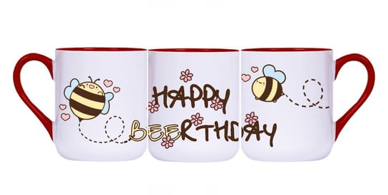Kubek ceramiczny, na urodziny, Happy Bee rthday (19), 300 ml, Rezon Rezon