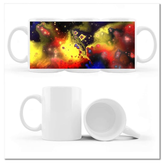 Kubek ceramiczny, Nebula 458tfd, 330 ml, ZeSmakiem, biały ZeSmakiem