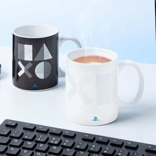Kubek ceramiczny PlayStation 5 oficialny termoaktywny, zmienia kolor Paladone