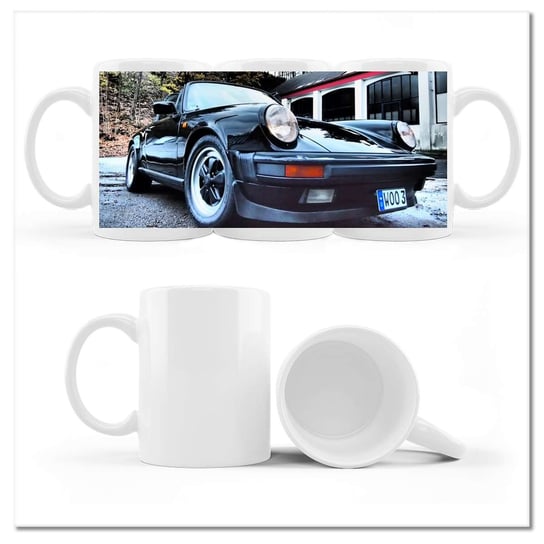 Kubek ceramiczny, Porsche Samochód marzeń, 330 ml, ZeSmakiem, biały ZeSmakiem