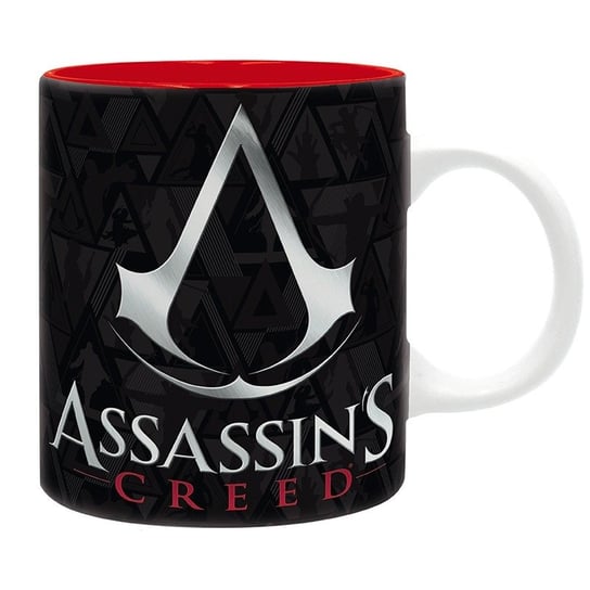 Kubek ceramiczny, postacie, Assassin'S Creed - Crest Black & Red, 320 ml ABYstyle