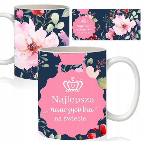 Kubek ceramiczny Prezent dla NAUCZYCIELKI Wiele WZORÓW Szkoła, 330 ml, StyleCouture StyleCouture