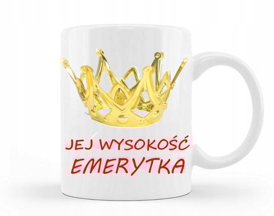 Kubek ceramiczny Prezent Na Emeryturę Emerytka, 330 ml Inny producent