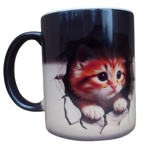 Kubek ceramiczny Prezent Upominek Kot Koty Kubek ceramiczny Miłośnika Kotów Magiczny Inna marka