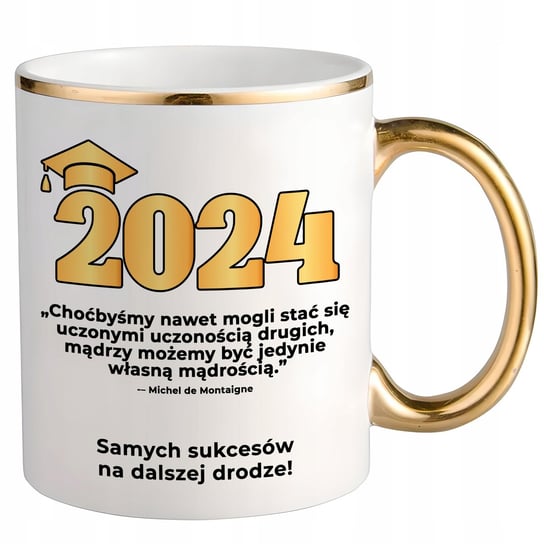 Kubek ceramiczny Prezent ZAKOŃCZENIE SZKOŁY dla ABSOLWENTA, 330ml Inna marka