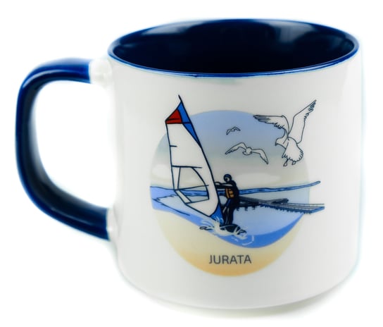 Kubek ceramiczny prezent znad morza pamiątka Bałtyk Jurata, 350ml, Captain Mike Captain Mike