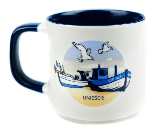 Kubek ceramiczny prezent znad morza pamiątka Bałtyk Unieście, 350ml, Captain Mike Captain Mike