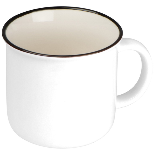 Kubek ceramiczny, Retro, 350 ml, Basic Basic