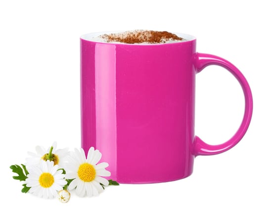 Kubek Ceramiczny Rita 300Ml Różowy, Kawa Herbata GLASMARK