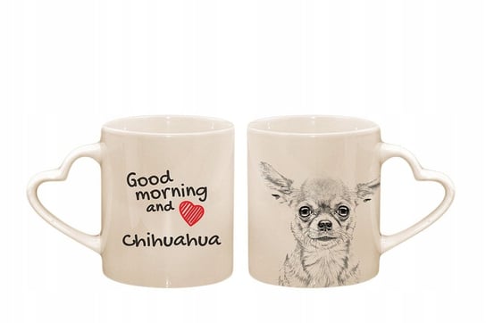 Kubek ceramiczny serce Chihuahua 330 ml, Art-Dog Art-Dog
