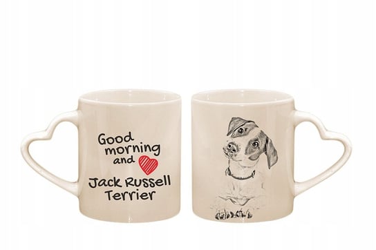Kubek ceramiczny serce Jack Russell Terrier 330 ml, Art-Dog Art-Dog