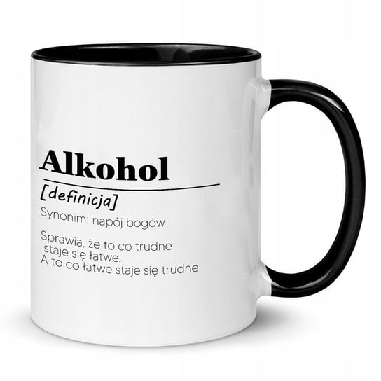 Kubek ceramiczny Śmieszny PREZENT Definicje ALKOHOL Wzory MiX, 330ml Inna marka