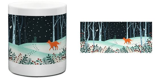 Kubek ceramiczny Snowy Fox Inna marka