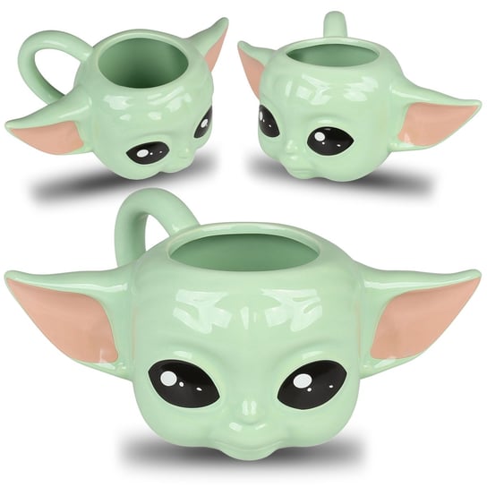 Kubek ceramiczny Star Wars Baby Yoda Zielony Disney