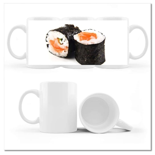 Kubek ceramiczny, Sushi , 330 ml, ZeSmakiem, biały ZeSmakiem