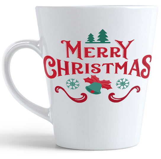 Kubek ceramiczny świąteczny Latte 330 ml J&W biały J&W