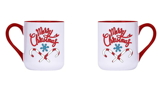 Kubek ceramiczny świąteczny Merry Christmas - Czerwony 3, 300ml, Rezon Rezon