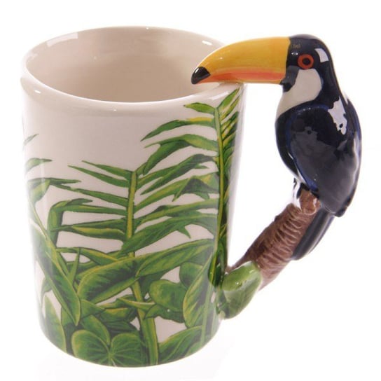 Kubek ceramiczny Tukan - ptak jungla Puckator