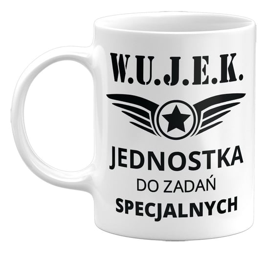 Kubek ceramiczny Wujek Jednostka Do Zadań Specjalnych. Prezent Dla Wujka, 330 ml GiTees GiTees